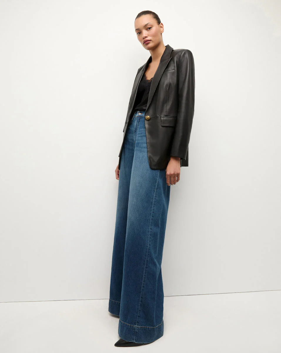 Veronica Beard - Vega Leather Dickey Jacket - Image 10