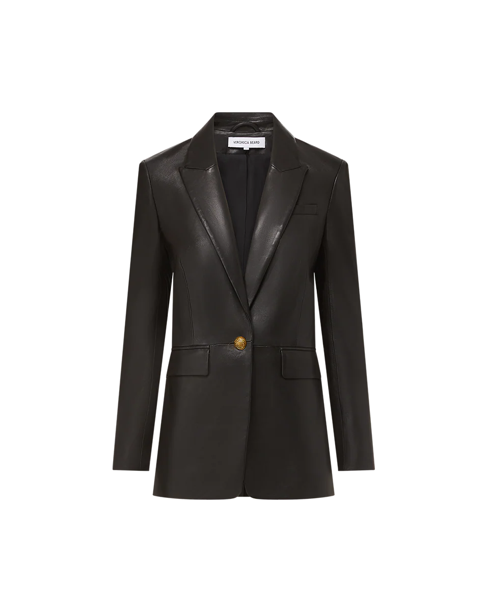 Veronica Beard - Vega Leather Dickey Jacket - Image 16